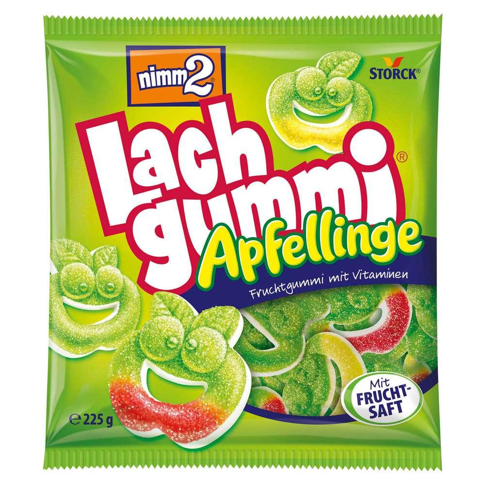 Lachgummi apple rings