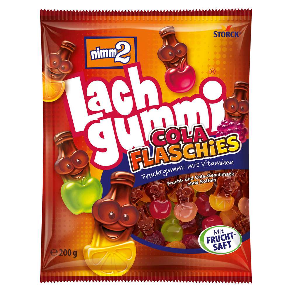 Lachgummi Cola Bottles