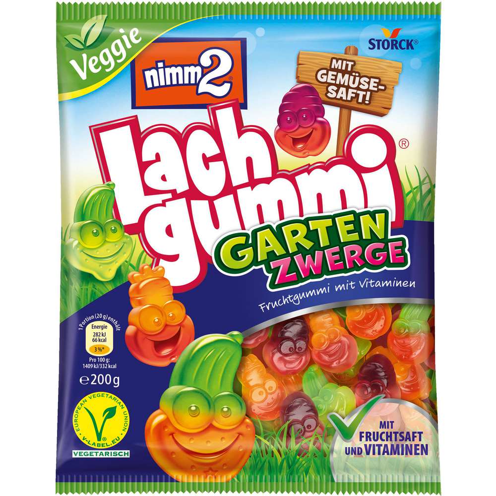 Lachgummi garden gnomes