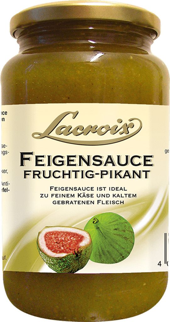 Lacroix fig and mustard sauce