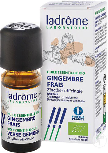 Ladrôme Organic Ginger Essential Oil 10ml
