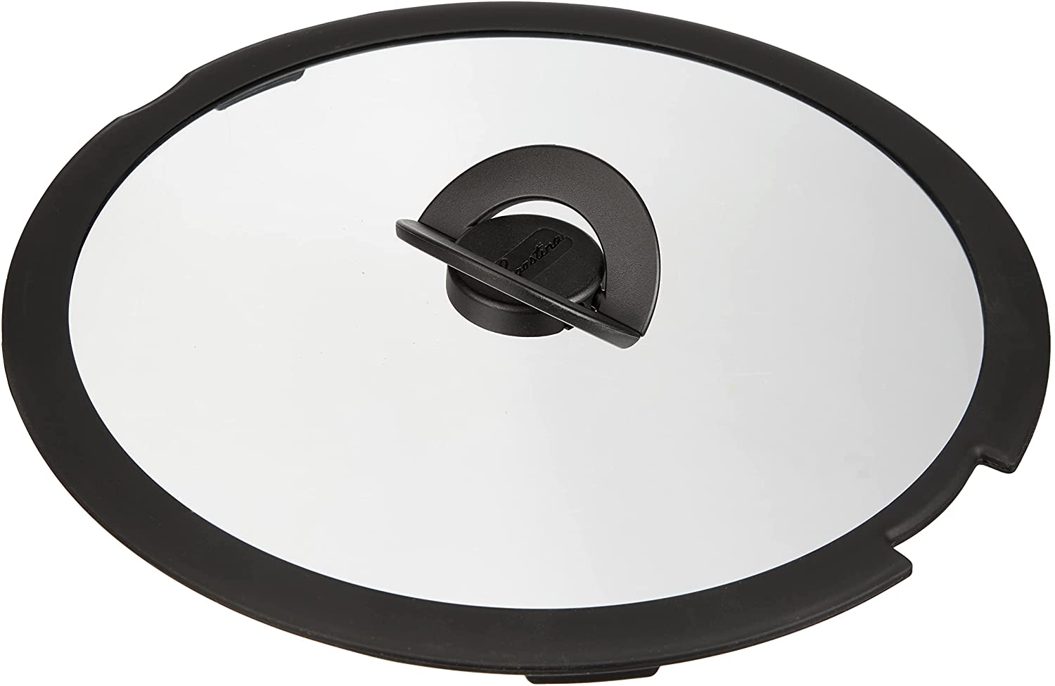 Lagostina Ingenio Lagostina Glass Lid for Induction, Black / Transparent, 28 cm