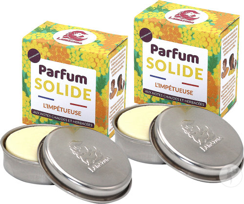 Lamazuna LImpétueuse Solid Perfume With Warm And Herbaceous Notes Organic 2x20g Promo 2nd Item -50%