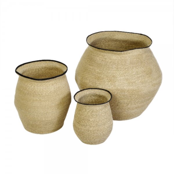 Lambert Basket Set Gabon Seagrass Natural (3-piece)