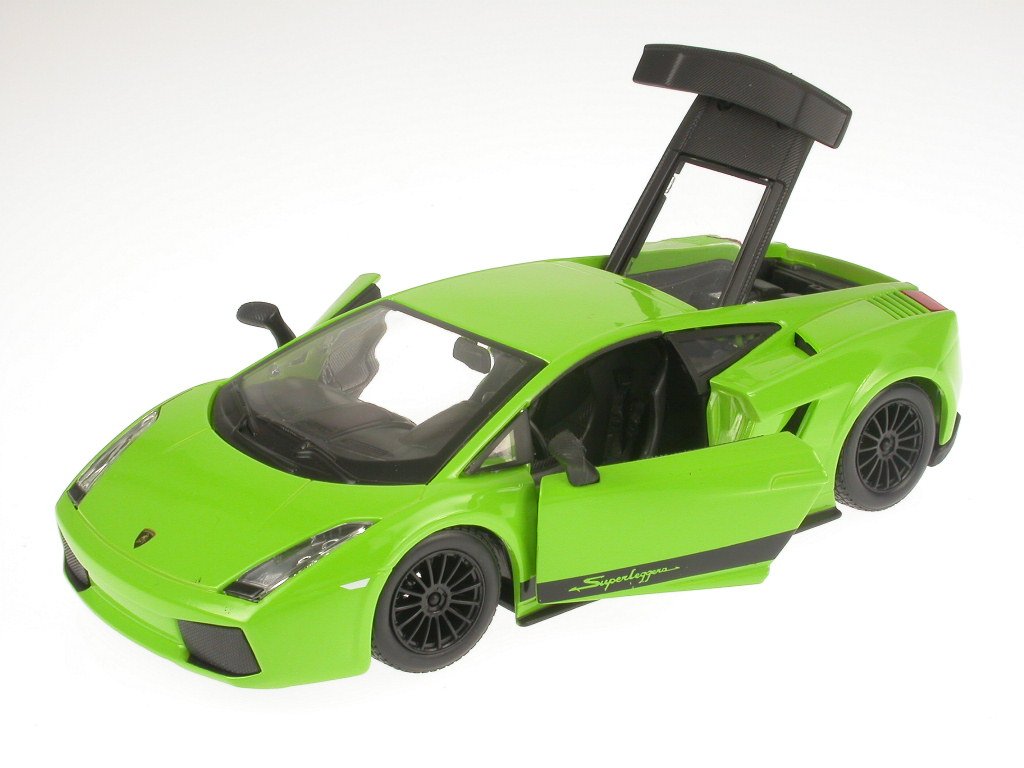 Lamborghini Gallardo Superleggera Model Car Green 18 – 21037 BBURAGO1: 24