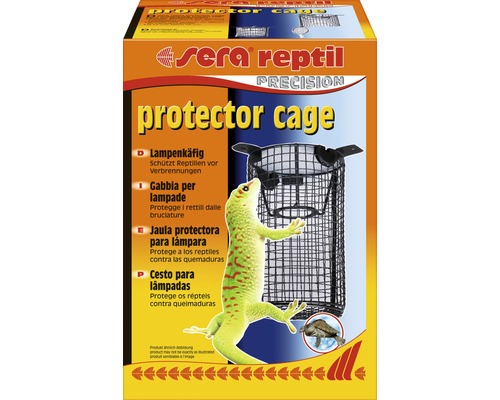 Lamp cage sera reptile protector cage