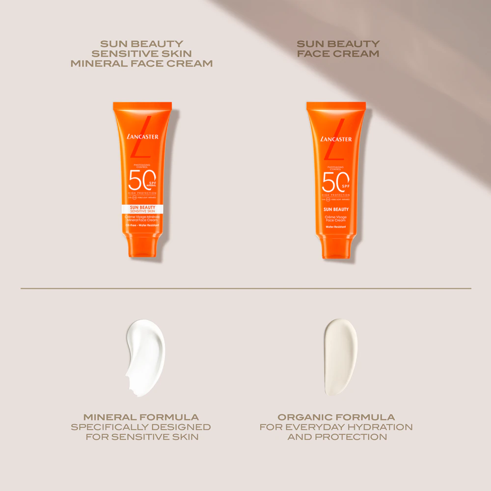 Lancaster Sun Beauty Mineral Face Cream Sunscreen for the face
