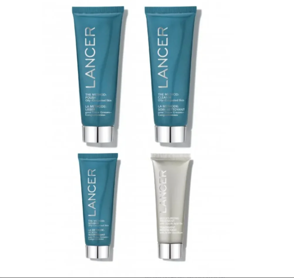 LANCER THE METHOD INTRO KIT Oily-Congested Skin Gift Set (for oily skin)