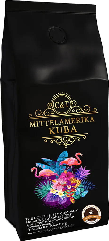 Country Coffee from Central America - Cuba (Ground, 500g) - Premium Coffee - Low in Acid, Gently and Freshly Roasted