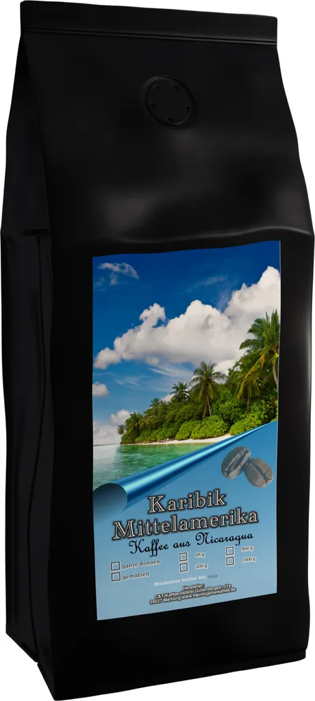 Country Coffee from Central America - Nicaragua (Whole Bean, 200g) - Premium Coffee - Low in Acid, Gently and Freshly Roasted