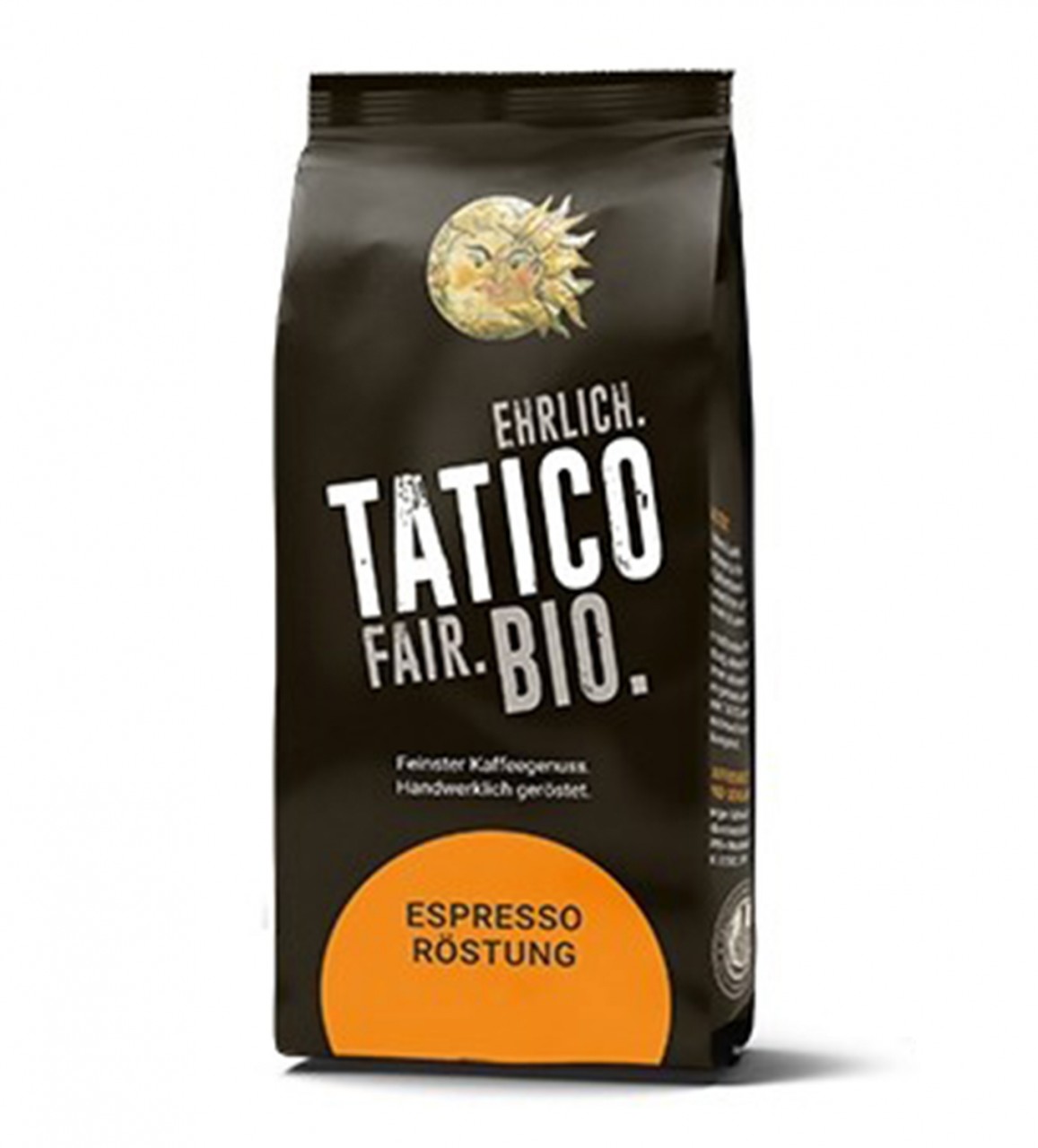 Long Coffee Organic Tatico Espresso Roasting Fairtrade