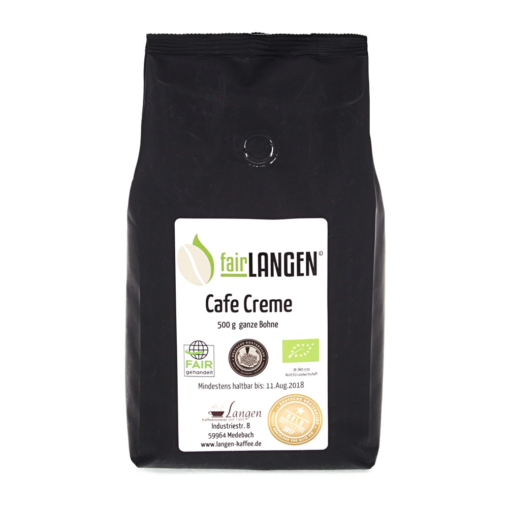 Langen Kaffee Long Coffee Fair Long-Café Crème