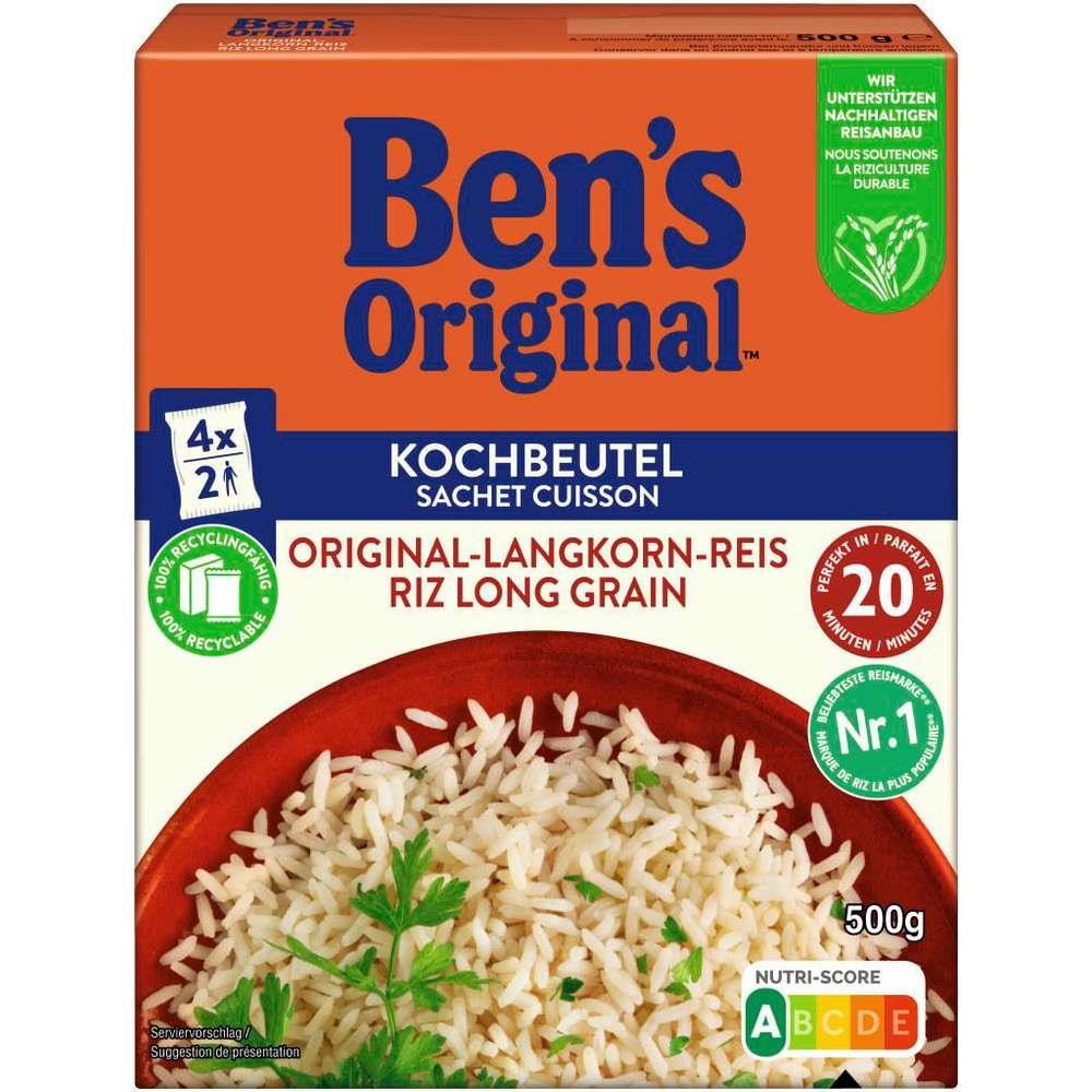 Long grain rice boil-in-the-bag