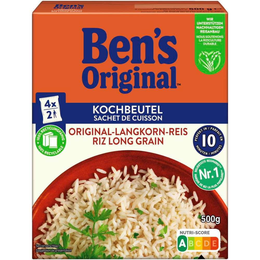 Long grain rice boil-in-the-bag