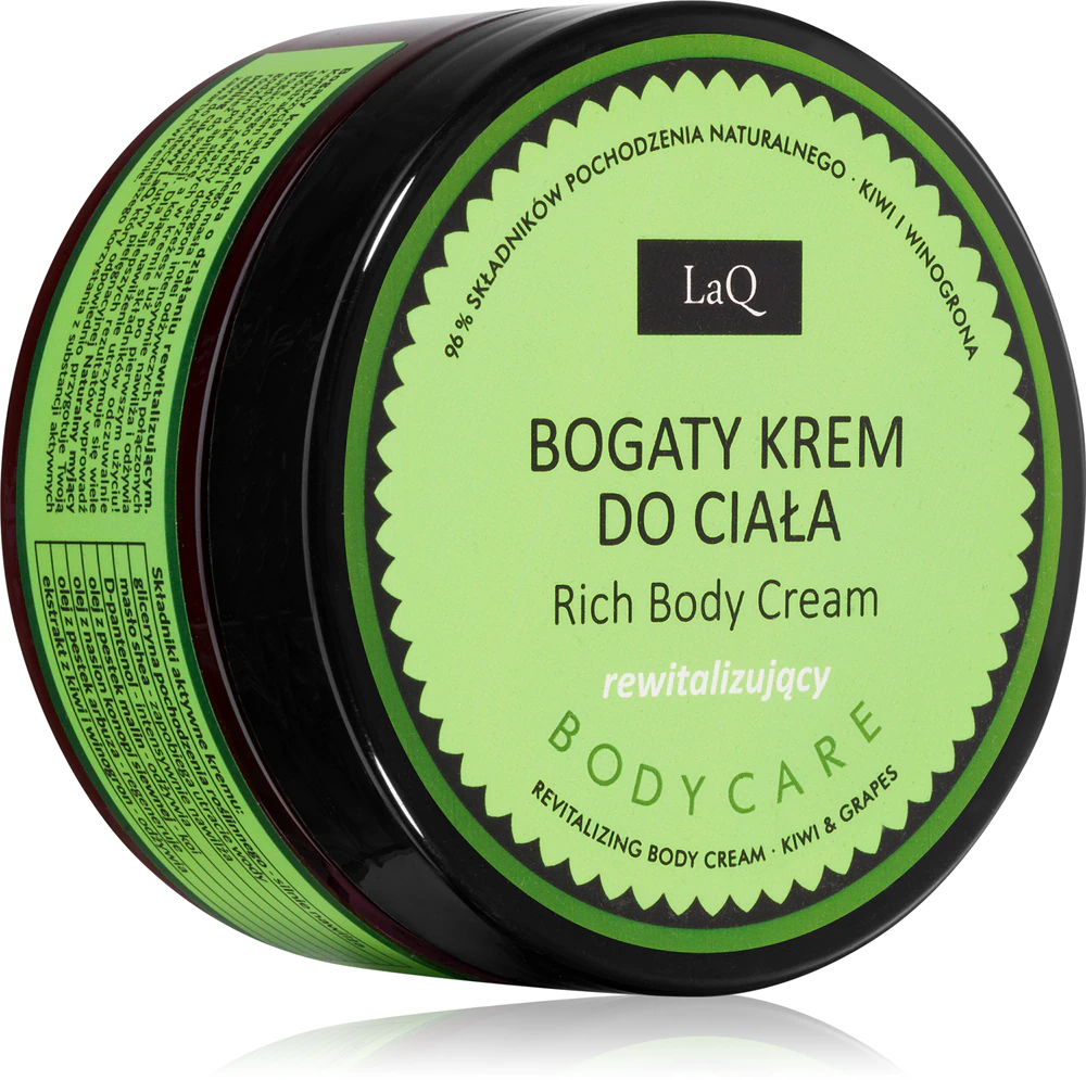 LaQ Bunny Kiwi & Grapes body cream with revitalizing effect