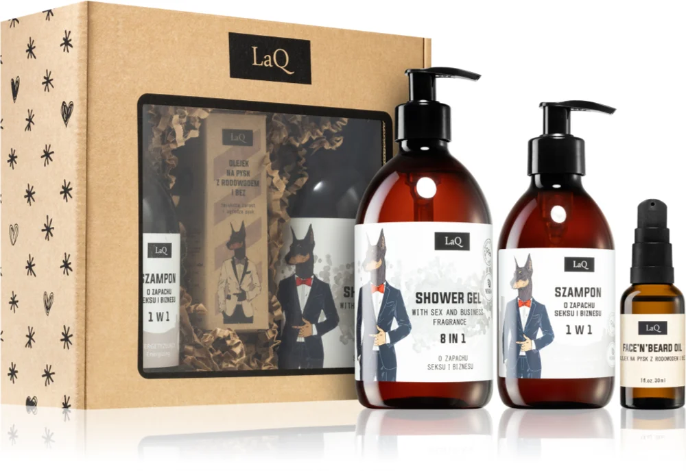 LaQ Doberman gift set (for body and face) for men