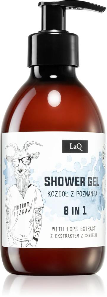 LaQ Goat From Poznaň refreshing shower gel 8 in 1