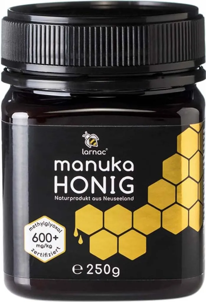 Larnac Manuka Honig MGO 600+ | 250 g | echter neuseeländischer Manuka Honig | hoher Methylglyoxal-Gehalt | nachhaltige Imkerei
