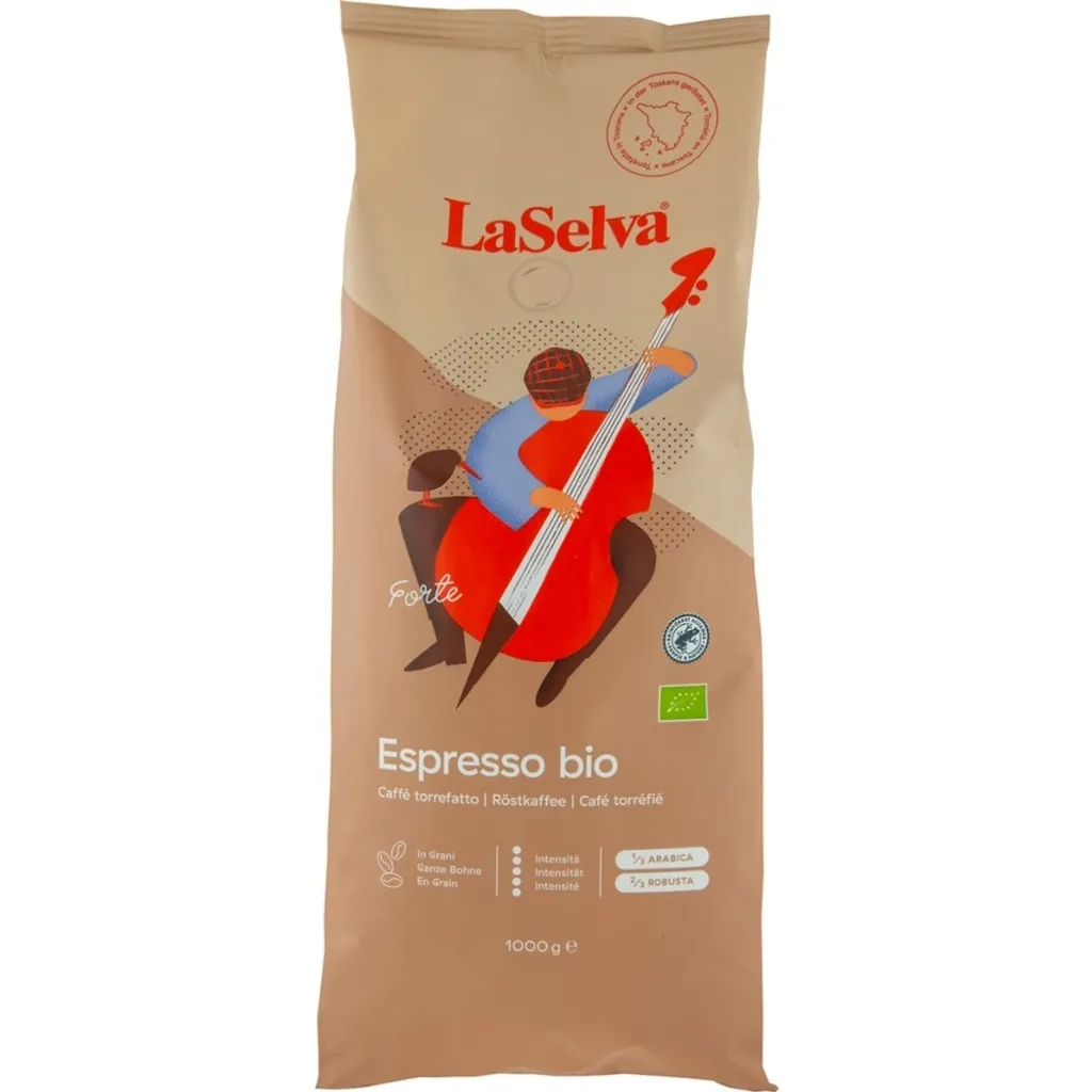 LaSelva Espresso Forte whole bean 30% Arabica, 70% Robusta 1 kg