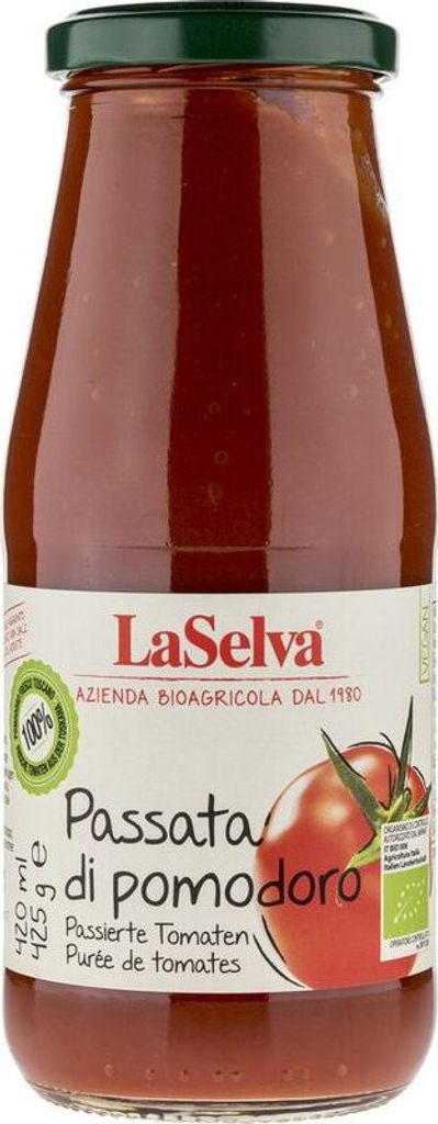 LaSelva Passata di pomodoro Strained Tomatoes -- 425g x 12 - Pack of 12 PU