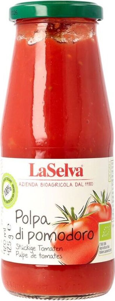 LaSelva Polpa di pomodoro chunky tomatoes -- 425g x 12 - pack of 12 PU