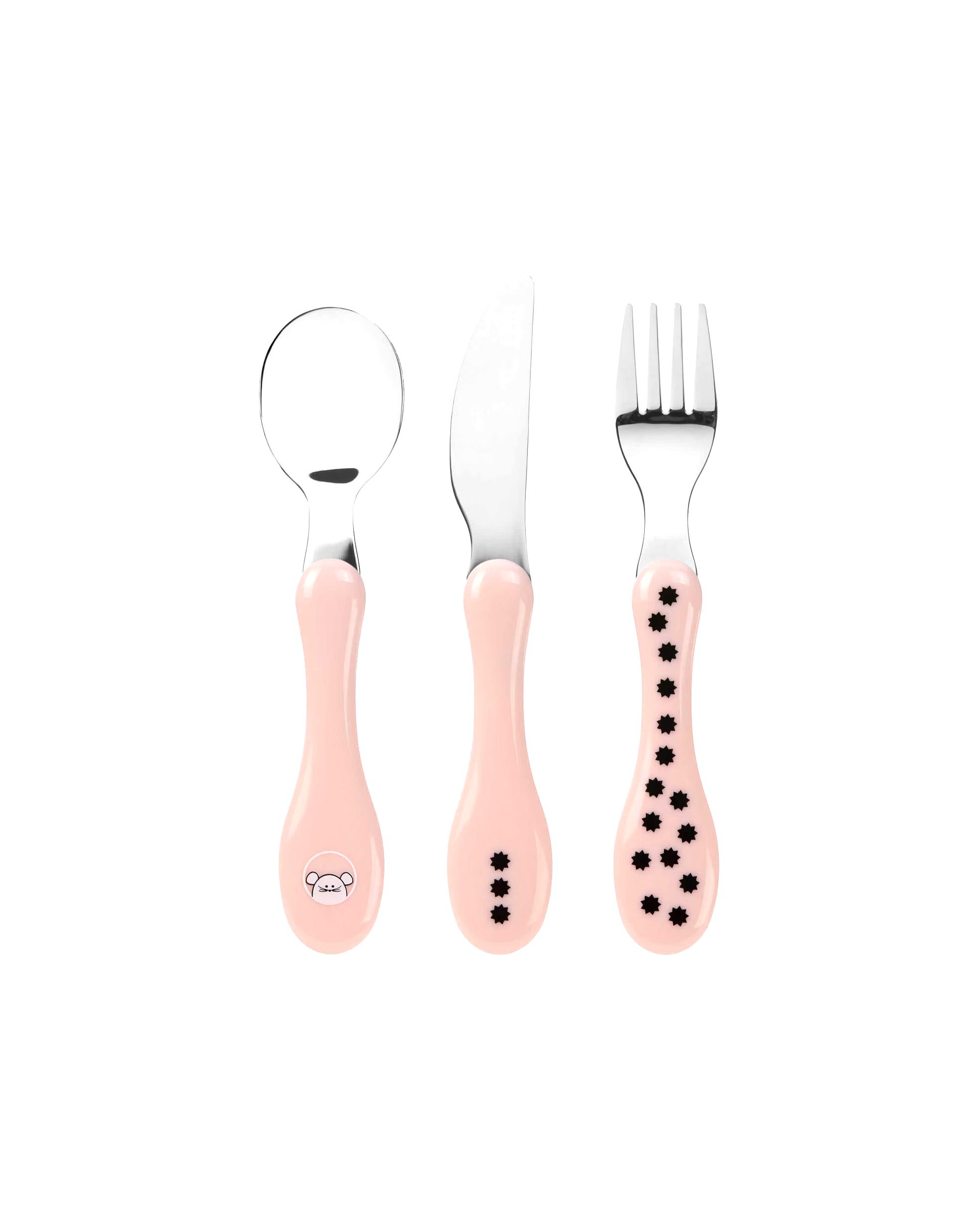 LÄSSIG cutlery set children's cutlery set of 3