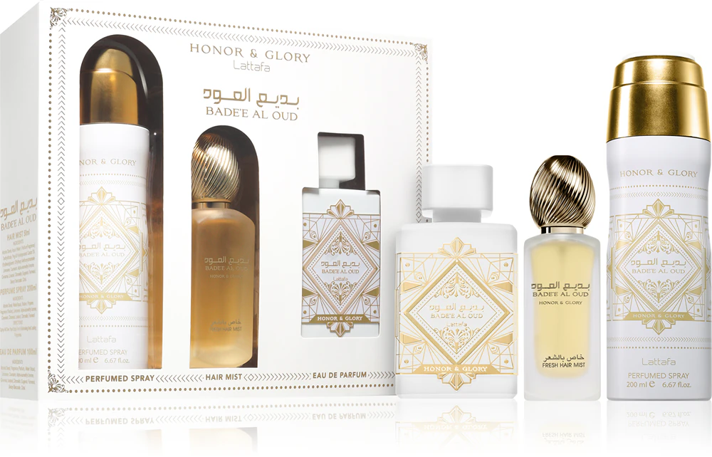 Lattafa Badee Al Oud Honor & Glory Gift Set Unisex