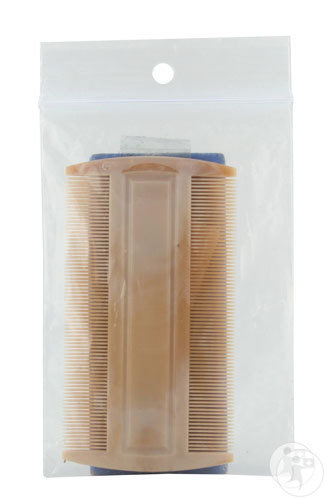 Lice comb plastic beige 1 piece