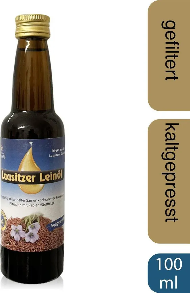 Lausitzer Leinöl (kaltgepresstes Leinöl), 100ml