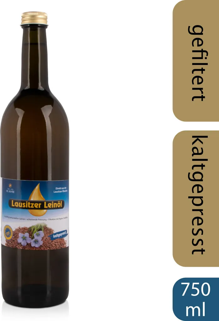Lausitzer Leinöl (kaltgepresstes Leinöl), 750ml