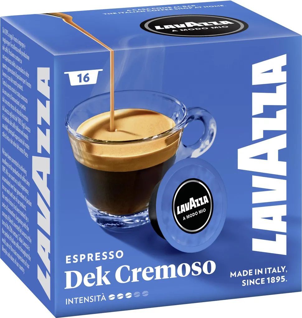 Lavazza A Modo Mio Cremosamente Dek, 16 pcs.