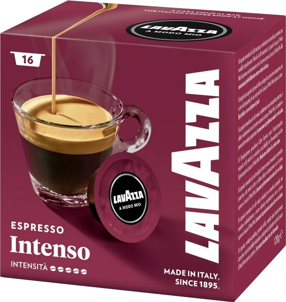 Lavazza A Modo Mio Espresso Intenso | 16 coffee capsules