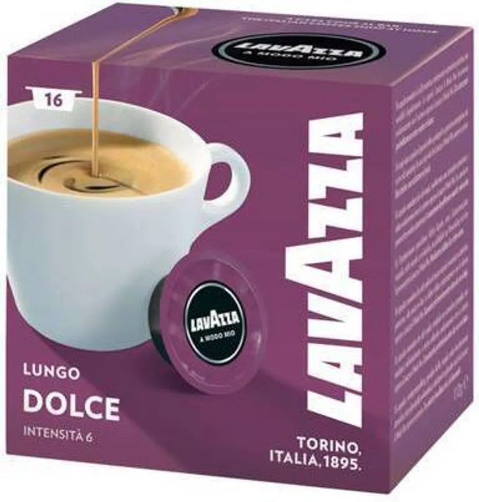 Lavazza A Modo Mio Lungo Dolce | 16 coffee capsules