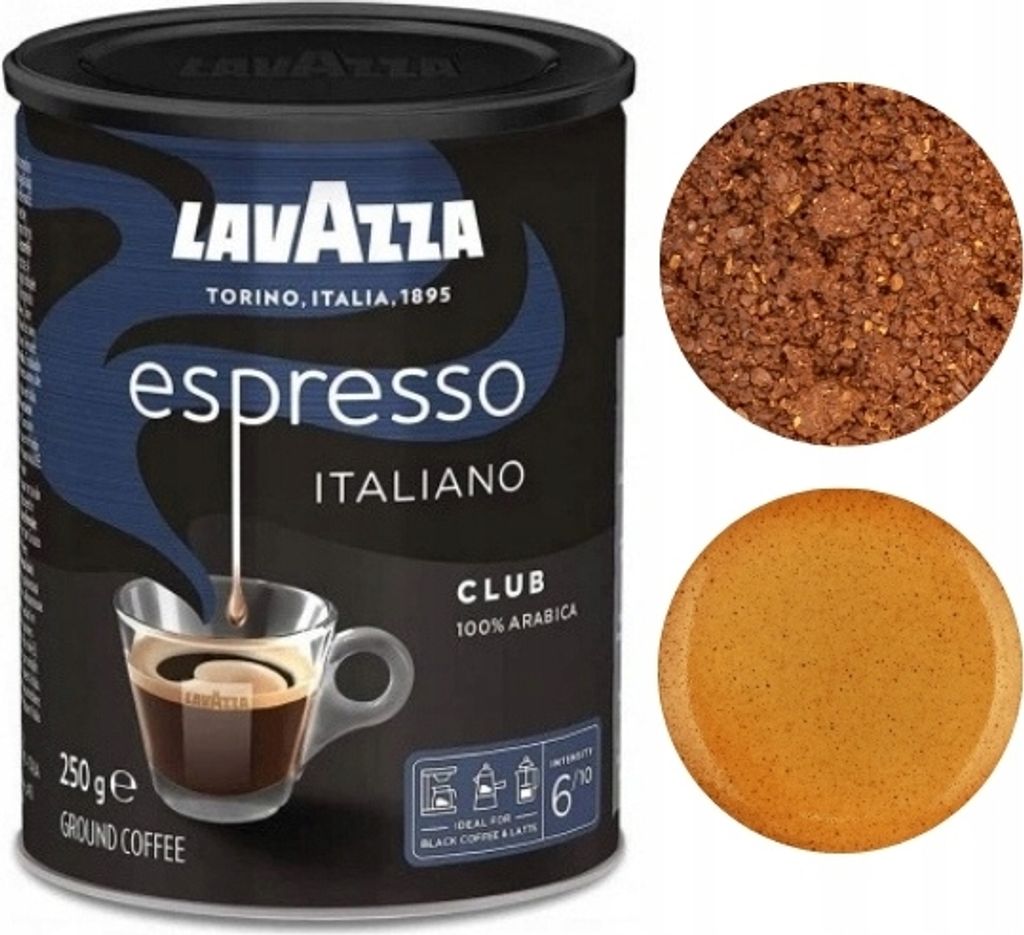 Lavazza Club Arabica ground coffee, medium roast, 250g