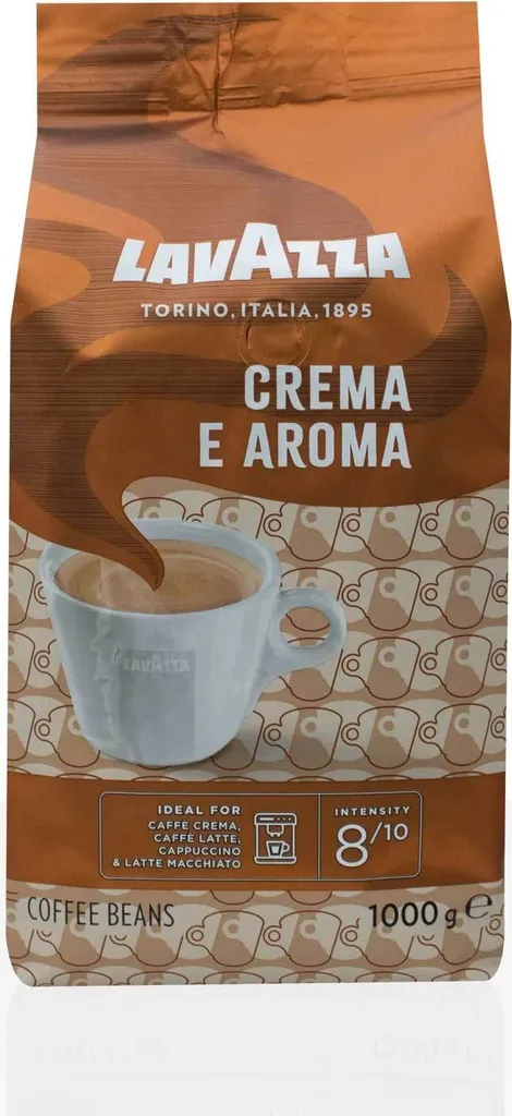 Lavazza Espresso Crema E Aroma 6 x 1kg coffee beans, brown bag