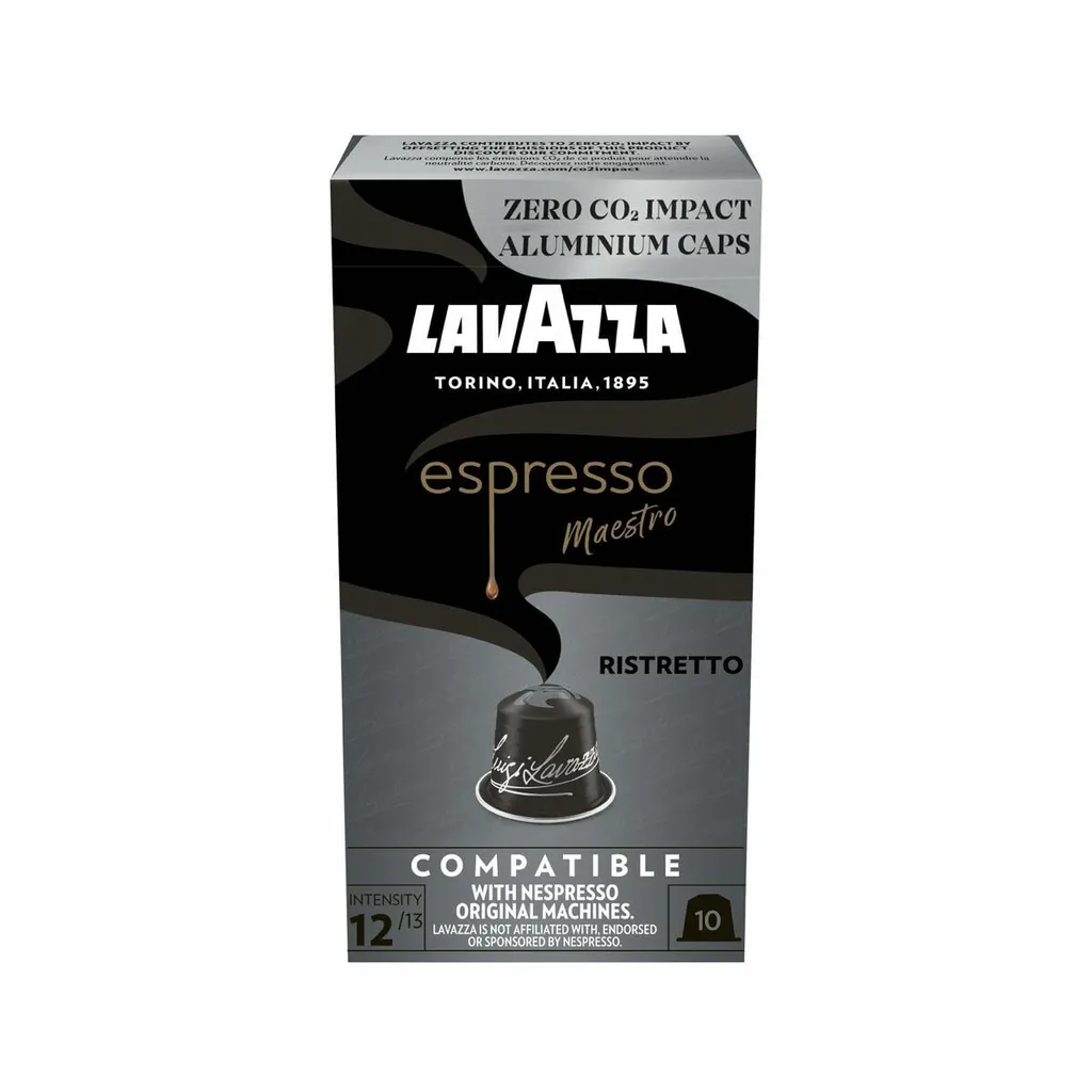 LAVAZZA Espresso Maestro Ristretto coffee capsules Arabica and Robusta beans strong 57.0 g
