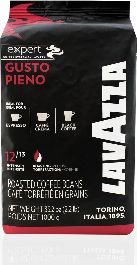 Lavazza coffee GUSTO PIENO 4338 whole bean 1kg
