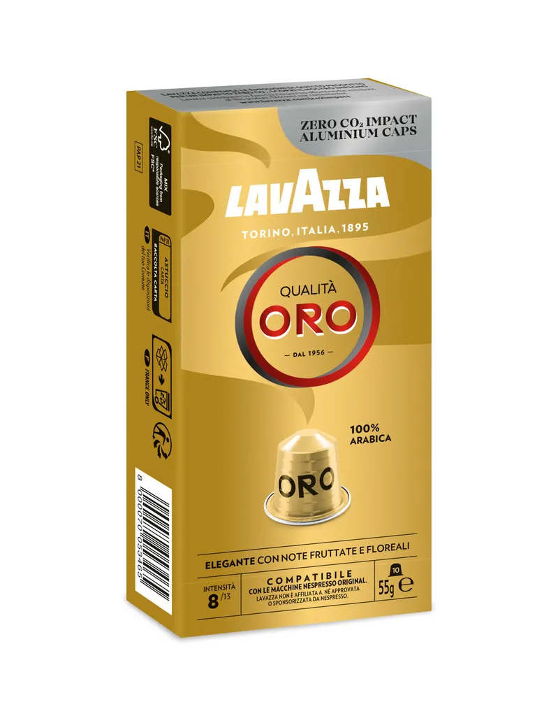 Lavazza Qualita Oro Arabica Nespresso capsules, 10 pieces