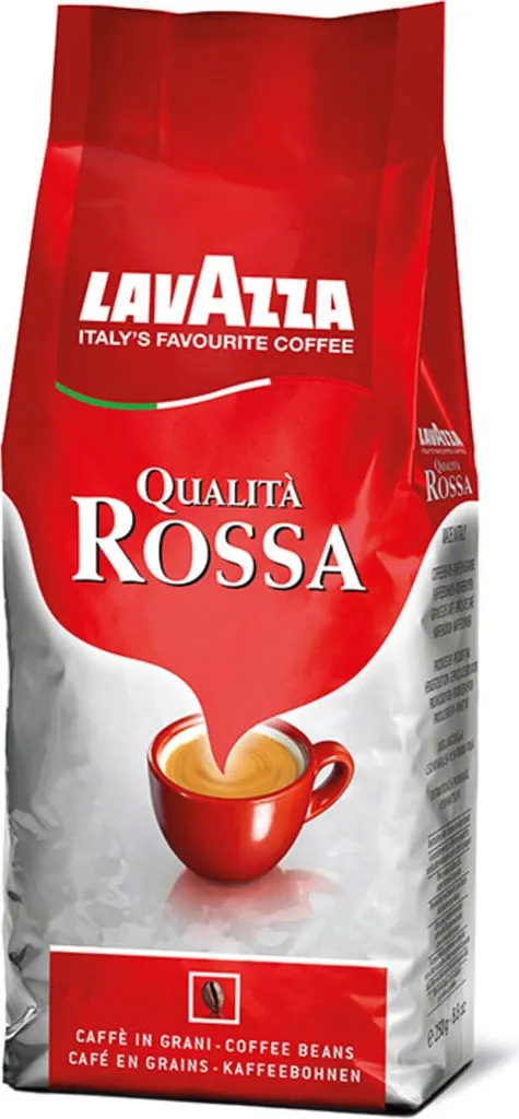 Lavazza Qualità Rossa 1000g, 1 kg, Americano, espresso, medium roasted, Arabica and Robusta, 1 kg, bag