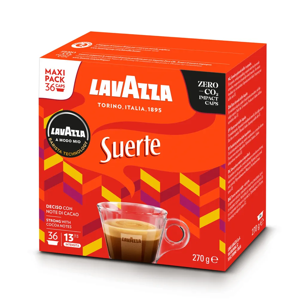 Lavazza Suerte Coffee Capsules Dark Roast 36 pieces