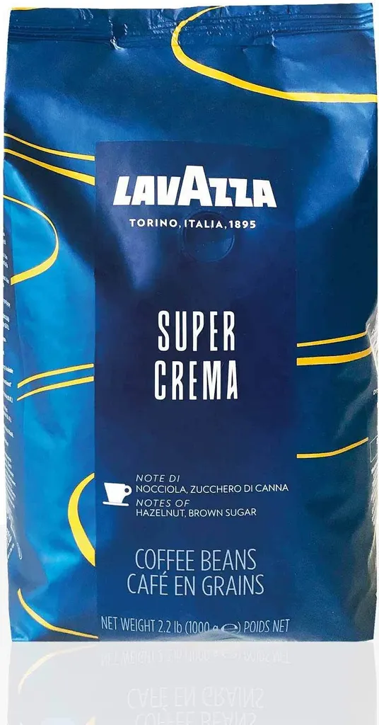Lavazza Super Crema Blue whole beans 1 kg.