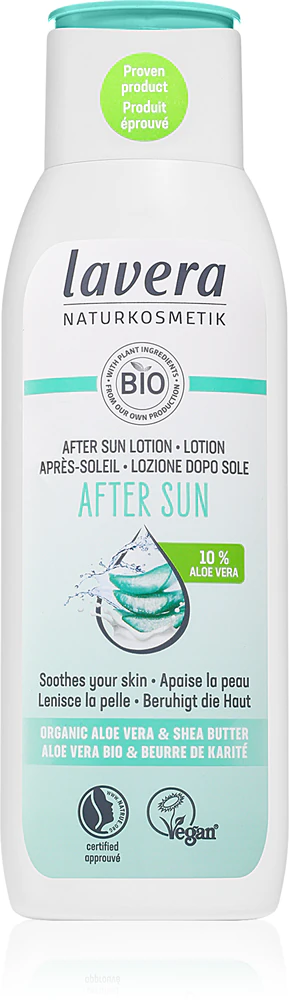 Lavera After Sun body lotion after sunbathing