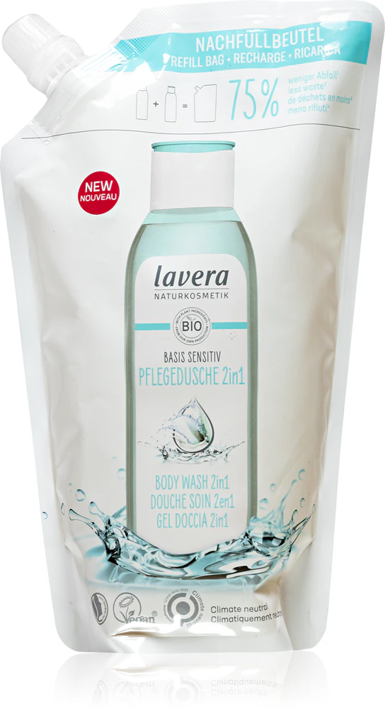 Lavera Basis Sensitiv shower gel for hair and body for sensitive skin