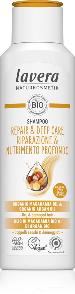 Lavera Repair & Care deep-acting regenerating shampoo for dry and damaged hair