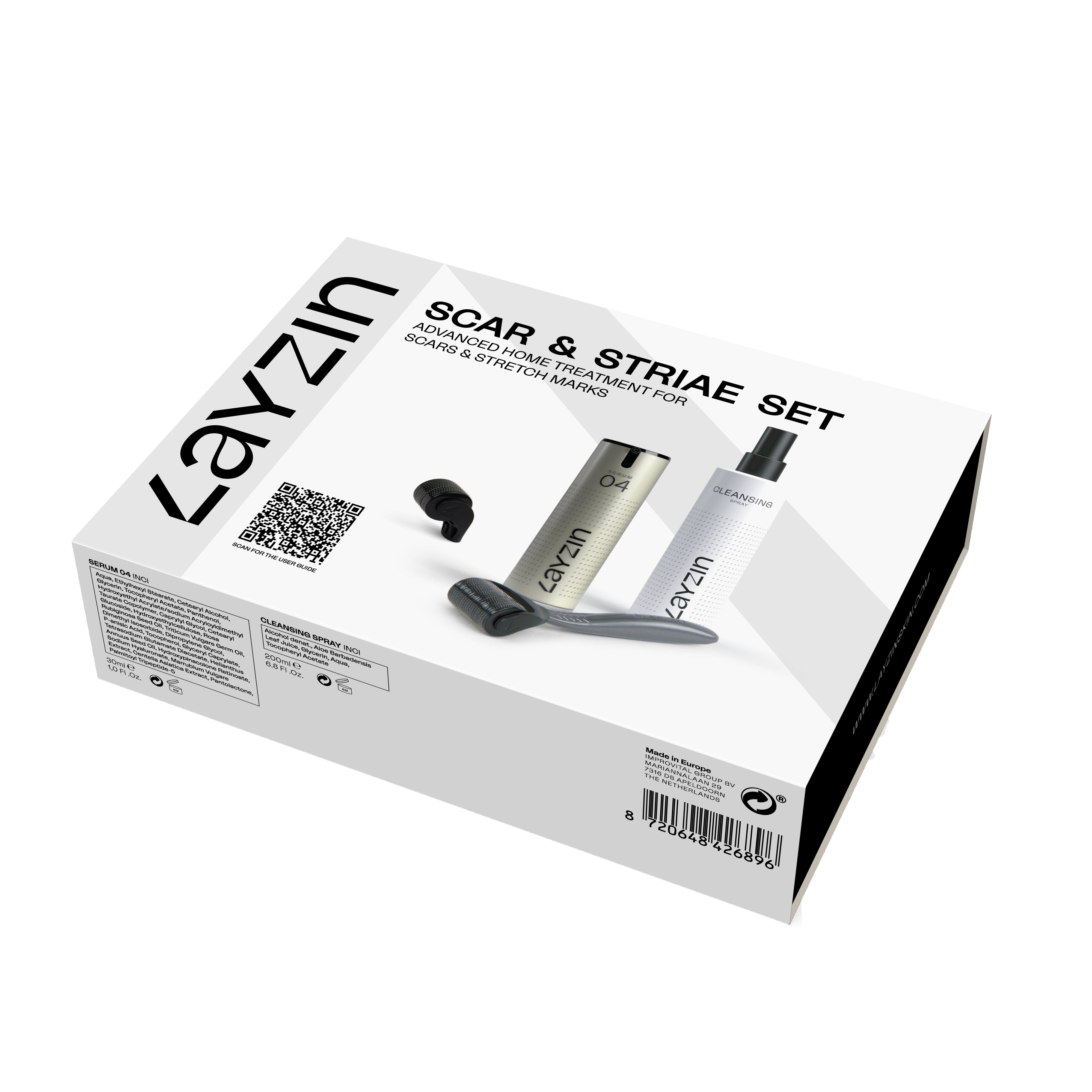 LAYZIN Narben + Striae Microneedling Set 0.5mm + 1.2mm
