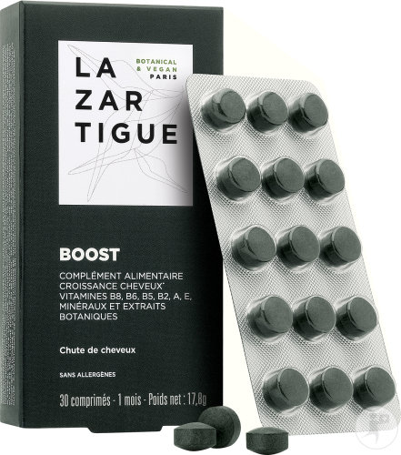 Lazartigue Boost dietary supplement hair growth hair loss 30 tablets