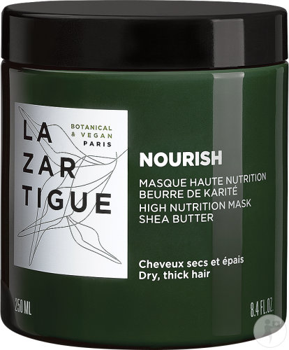 Lazartigue Nourish Highly Nourishing Mask Shea Butter Dry and Thick Hair Jar 250ml