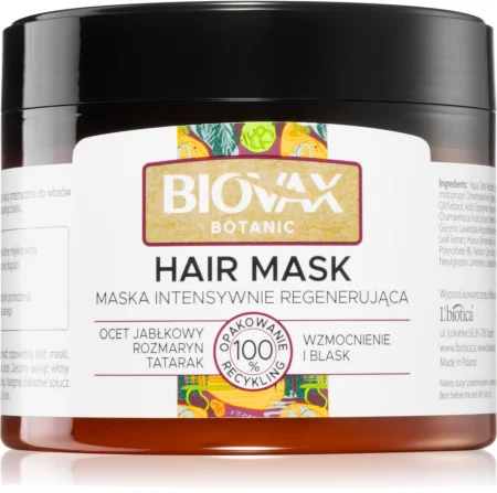 L’biotica Biovax Botanic regenerating mask for hair