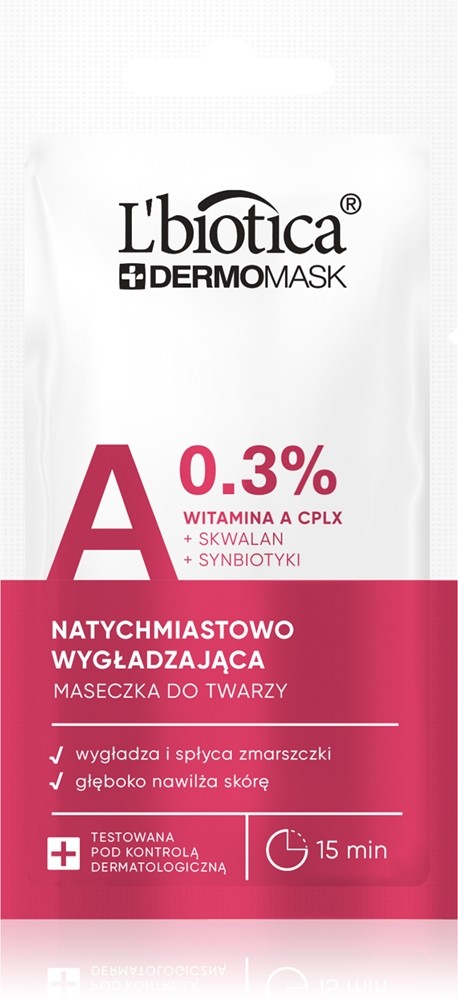 L’biotica DermoMask A 0.3% smoothing face mask
