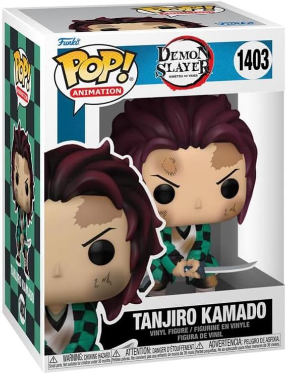 Funko POP! Animation: Demon Slayer - Tanjiro Kamado - (Training) - Vinyl Collectible Figure - Gift Idea - Official Merchandise - Toys for Children and Adults - Anime Fans